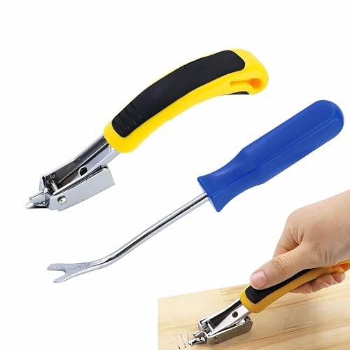Staple RemoverHeavy Duty Staple Remover Tool U Tip Fastener Removerfor Furniture Floor Carpet & Photo FrameWorkshop Essential