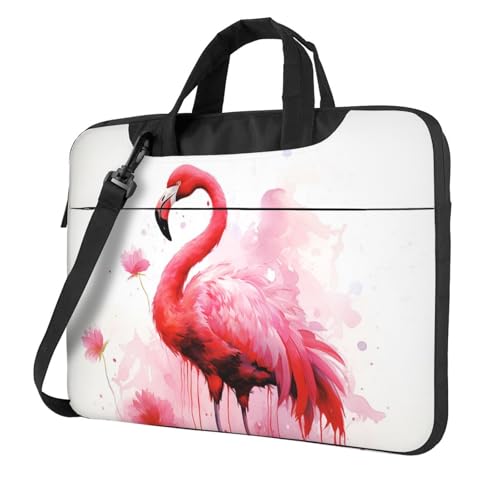 Sac ordinateur portable antichoc à motif aquarelle et bandoulière confort