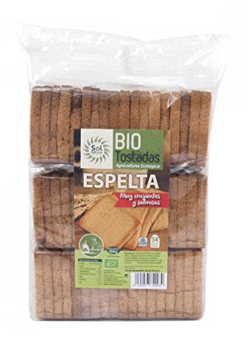 Solnatural 701122 Tostadas Espelta En Paquete Bio 400 G, Plástico