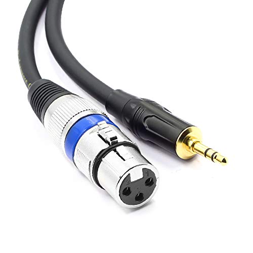 Cable XLR a 3.5mm para micrófono 5 ft miniatura 6