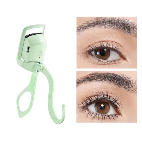 温感まつげカーラー - 急速ヒートアップ電動まつげカーラー - 長持ち美容ツール 女性・女子ビギナー向けメイク 持ち運び便利 旅行 自宅用