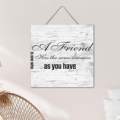 Cadeau original amitié plaque de bois pour anniversaire - 6