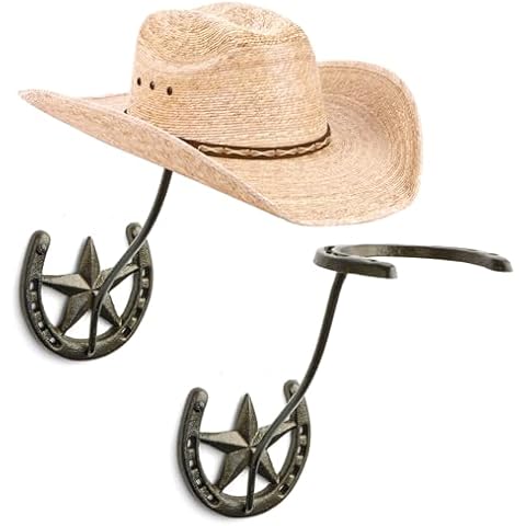 Hydermus Rustic Cowboy Hat Rack Cover