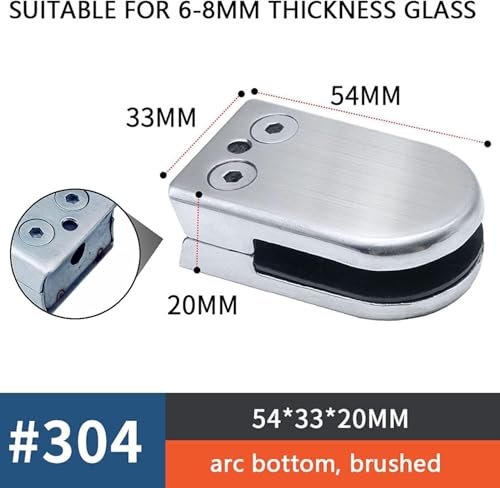 Pince à verre réglable inox pour fixer solidement vos garde-corps - 3