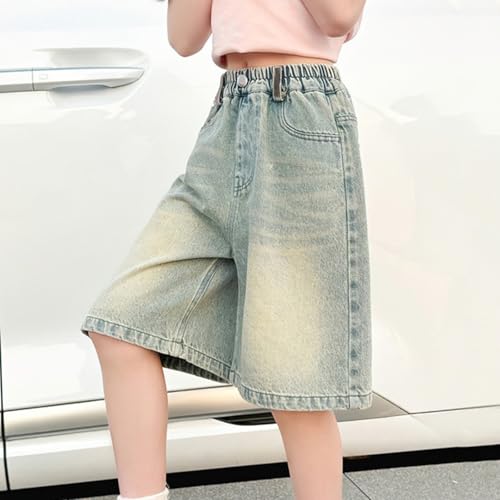 2025 Baggy Girls Y2K Jorts Jean Shorts Kids High Waist Vintage Bermuda Denim Shorts Teens Summer Hip Hop Grunge Streetwear4