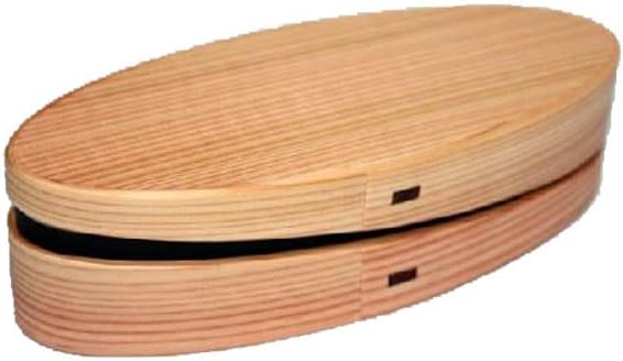 大館曲げわっぱ 弁当箱 子供 木製 軌(黒) 秋田杉 430ml 秋田杉 まげわっぱ