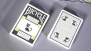 MJM Bicycle Pixel (Cat) Playing Cards by TCC