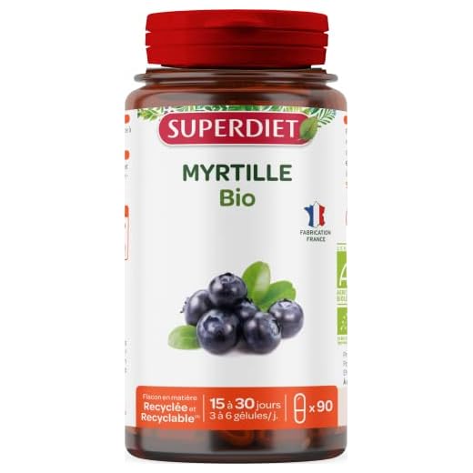 Cápsulas de arándano orgánico - 90 unidades