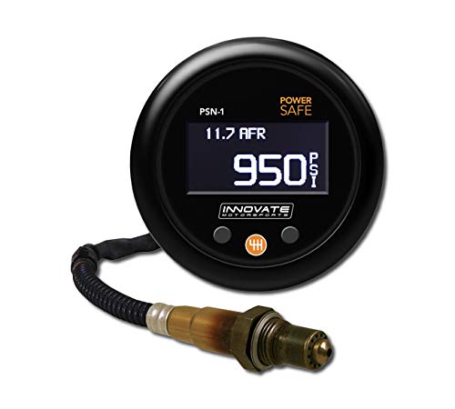 Innovate Motorsports 3893 PSN-1 PowerSafe Nitrous Bottle Pressure/Wideband Oxygen Gauge Kit