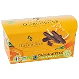 CHEVALIERS D'ARGOUGES Maîtres Chocolatiers Français - Orangettes enrobées chocolat noir...