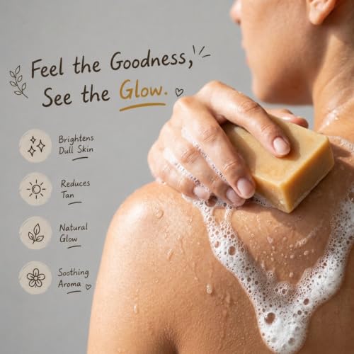 Image of Rustic Art Sandal Soap (100 g (Pack of 2)) | Skin Brightening, Tan Removal | Organic, Natural