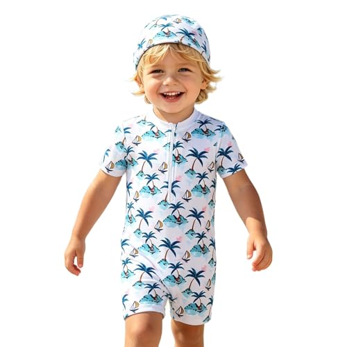 Protection short bébé et t-shirt de natation anti-UV pour garçon de 9 mois à 8 ans