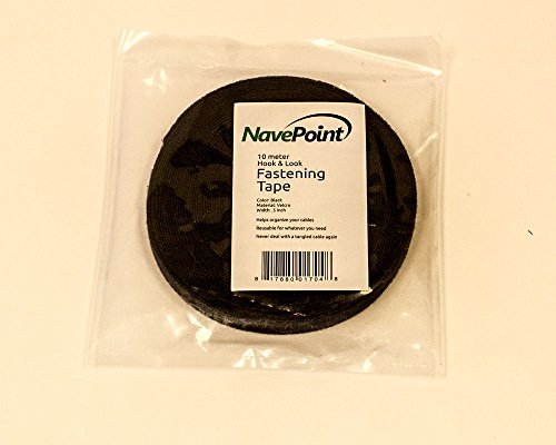 Navepoint 1/2 Inch Roll Hook And Loop Reusable Cable Ties Wraps Straps - 10M 33Ft 3-Pack #TOP4