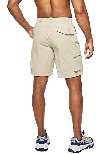Pudolla Men'S Hiking Cargo Shorts Quick Dry Outdoor Travel Shorts For Men With Multi Pocket For Fishing Camping Casual  thumb #2
