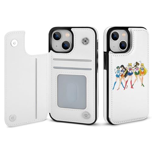 iPhone15 Pro Max用ケース 手帳型 美少女戦士セーラームーン 【全機種対応】 アイフォン15 Pro Max用ケース スマホケース 財布型 PUレザー おしゃれ 背面カード収納 スタンド機能 携帯カバー 耐衝撃