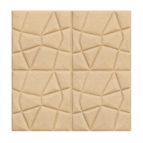 Image of Barebeauty 70 x 70 CM Brick Wallpaper 3D Wall Panel | Self-Adhesive Waterproof Foam Wall Sticker | Peel & Stick Decor for Home, Bedroom & Living Room (Pack of 10, 52.7 Sq. Ft. Approx)