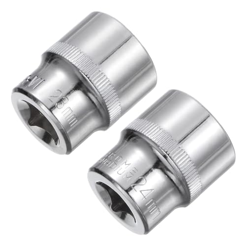 Douille de précision Cr-V 23mm et 24mm forgée pour serrage à 6 pans - 2