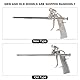 Regun Schaumpistole, Bauschaumpistole, PU Expanding Foam Gun Dosierpistole aus Metall für Heimwerker und Profi zum Verfüllen Abdichten