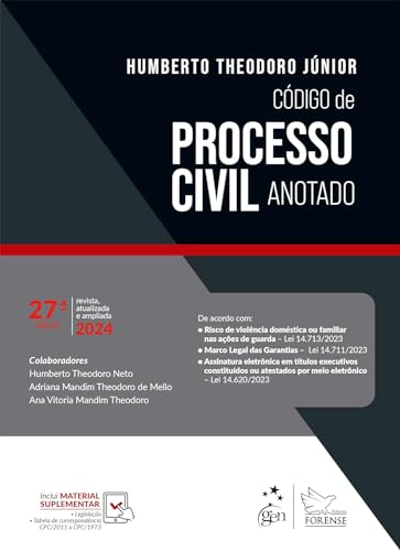Código de Processo Civil Anotado – 27ª Edição 2024