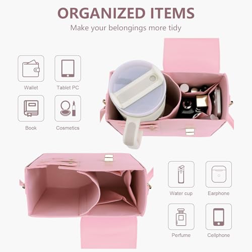 Water Cup Storage Bag Crossbody Bags for Women Cup Holder Tumbler Purse Outdoor Portable Compatible with Most Water Bottles4