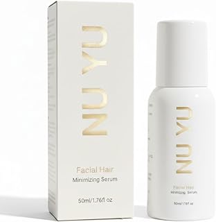 nu yu hair removal，Facial Hair Minimizing Serum,Soothes Skin Instantly After Hair Removal, Gentle Post-Wax & Epilation Care to Support the Look of Softer Skin Over Time (1pc)