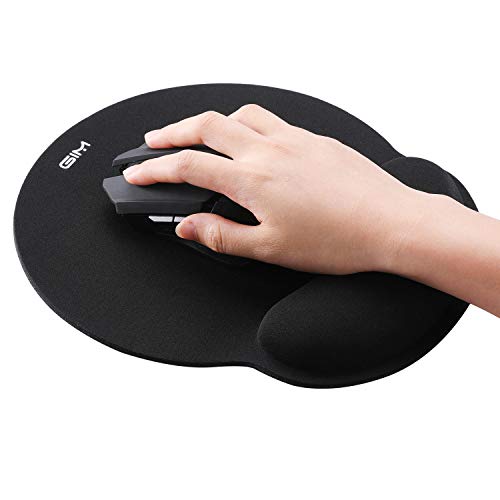 GIM Mauspad Gel Mousepad mit Handauflage Ergonomisches Mauspad Tastatur Handgelenkauflage Gelkissen