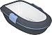 Trixie Bandeja Higiénica Arenero Gatos - Bandeja Sanitaria Gatera Arenero WC Gato Caja De Arena con Borde Berto 39 x 22 x 59 cm Gris
