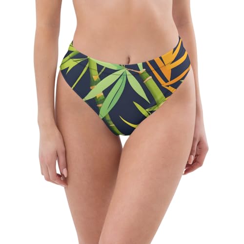 Bas de bikini froncé culotte de maillot de bain texturée pour femme