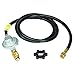 Mr. Heater 12ft Propane Hose and Regulator Assembly, Black, F273072