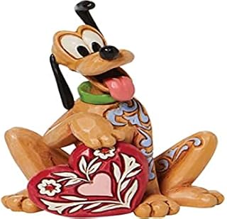 Disney Traditions Pluto Heart Mini Figurine