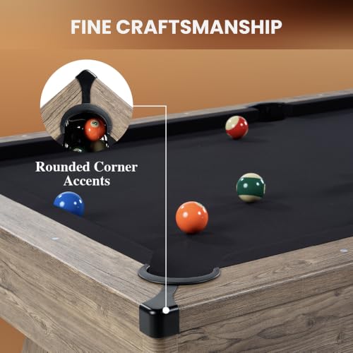 Image of Barrington Billiards Drop Pocket Pool Table with Complete Accessory Set