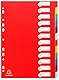 Intercalaires polypropylene semi rigide 35x100e 12 positions - a4