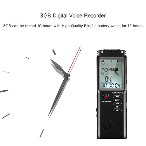 Registratore Vocale,ZOTO 8GB Digitale Registratore...