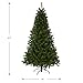 National Tree Company Artificial Full Christmas Tree, Green, North Valley Spruce, Includes Stand, 6 Feet