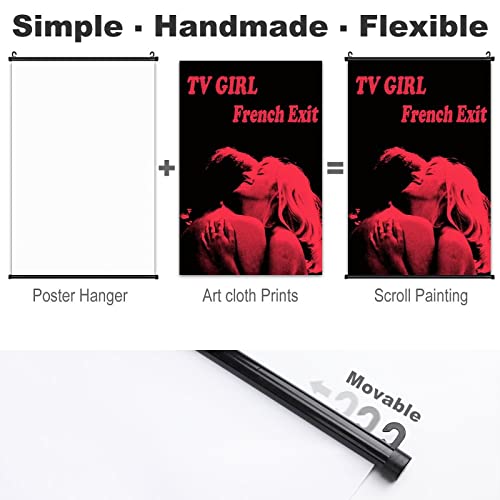 French Scroll Art Exit Canvas Art Poster Art Wall Decor Tapestry Movie Posters Hanging In Family Room Dormitory Office Cafe Bar Girl Painting Tv #TOP2