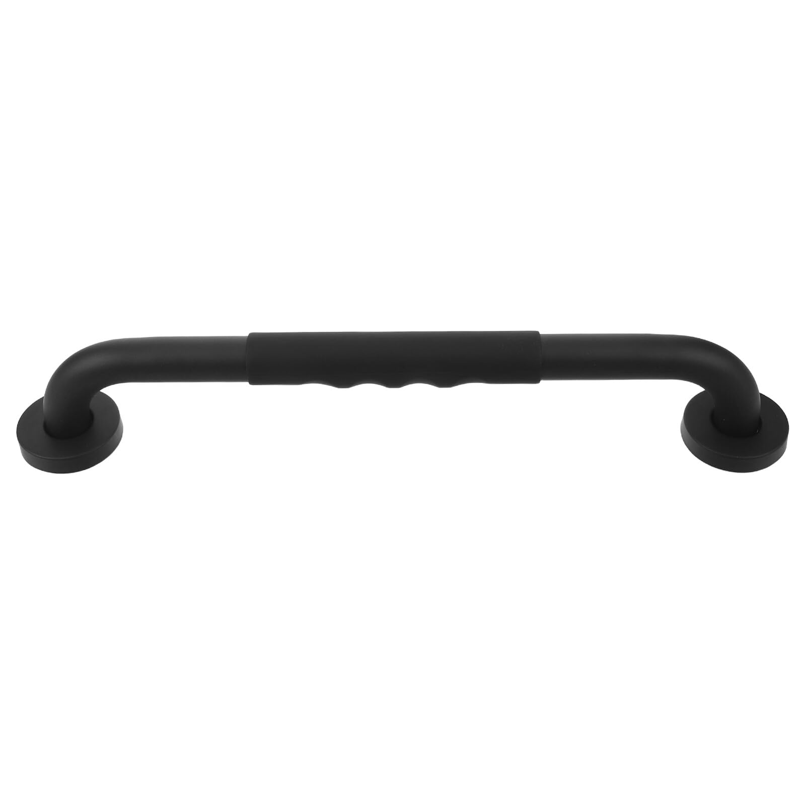 Barra de apoyo para baño de acero inoxidable con silicona negra