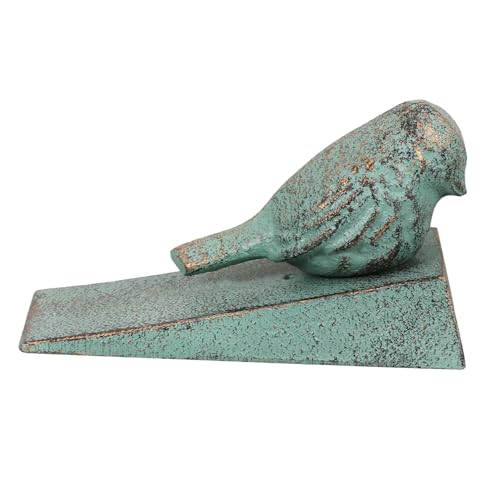 Butoir de porte oiseau en fonte décoration authentique pour maison de famille