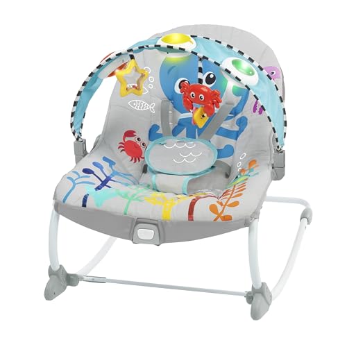 Baby Einstein Ocean Explorers Kick to It Opus Müzikli Bebekten Yürümeye Başlayan Müzik ve Işıklı Çocuk Salıncağı, 0-30 Ay Arası
