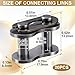 CustomyLife 20pcs #35 Roller Chain Connecting Links, Heavy Duty Manganese Steel Master Connector, Master Link Connector for Mini Bikes Bycicles Motorcycles Home Industrial Machinery