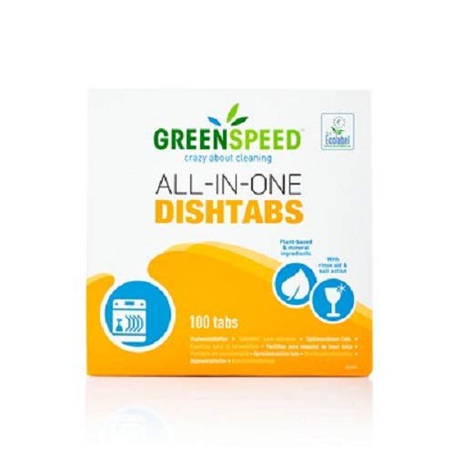 Greenspeed All-in-One Dishwasher Tablets, Pack of 100