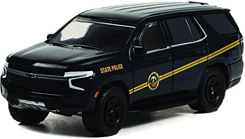 Greenlight 30343 Hot Pursuit - 2021 Chevy Tahoe Police Pursuit Vehicle (PPV) - West Virginia State Police (Hobby Exclusive) 1/64 Scale Diecast