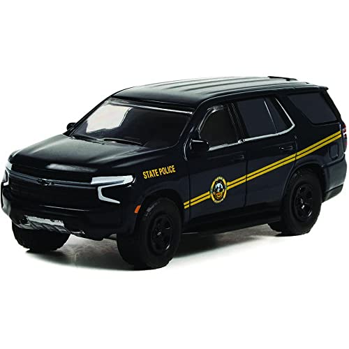 Greenlight 30343 Hot Pursuit - 2021 Chevy Tahoe Police Pursuit Vehicle (Ppv) - West Virginia State Police (Hobby Exclusive) 1/64 Scale Diecast #TOP2