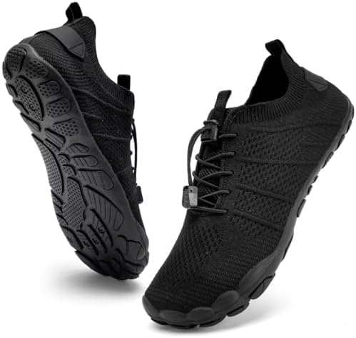 IceUnicorn Barfußschuhe Damen Herren Breite Traillaufschuhe Zehenschuhe Unisex Schwimmschuhe Strandschuhe Aquaschuhe