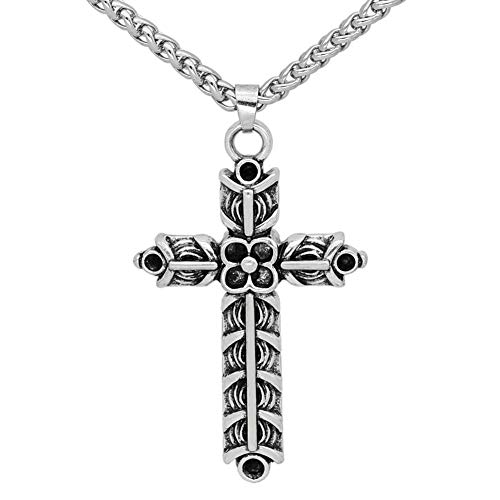 Guoshuang Nordic Viking Athelstan's Cross Ragnar Amulet Necklace - Double Side #TOP20