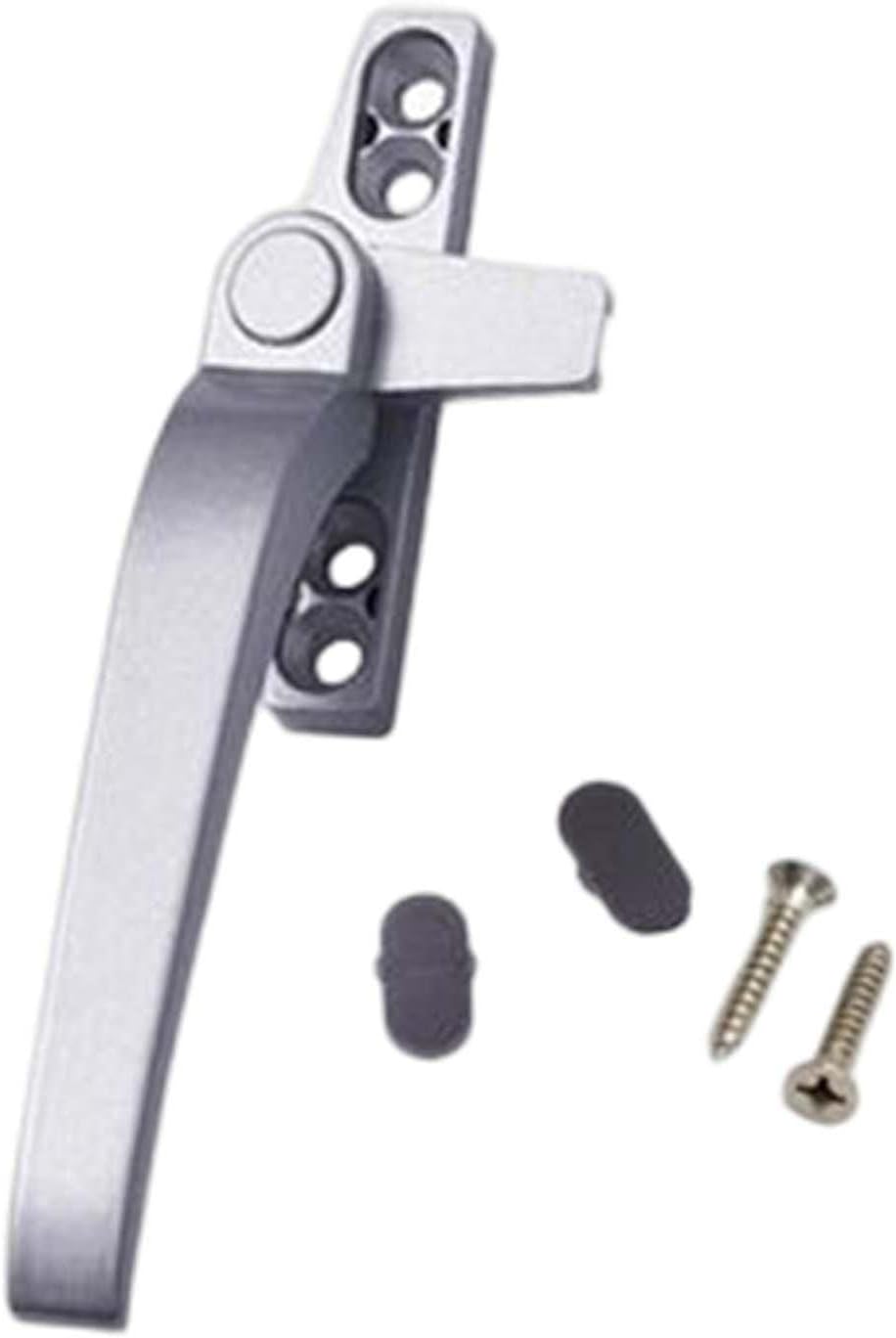 Loom Tree® Casement Locking Handle with Lock Handle Door Handle Aluminum Window Handles Left | 1 Casement Locking Handle 4 Screws