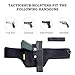 Quick Draw Shoulder Holster - Belly Band Holster for Everyday Comfortable Concealed Carry for Small, Compact and Other Similar Gear, Right Handed, Black 45