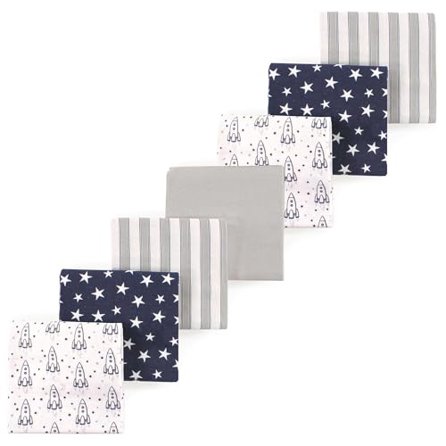 Image of Luvable Friends Little Treasure Flannel Receiving Blankets 7pk