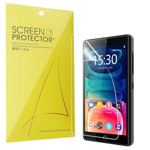 Lamshaw Compatible for Samvix iPlatinum Q6 Screen Protector, [6 Pack] Full Coverage TPU Clear Film Compatible for Samvix iPlatinum Q6 MP3 Player (6 Pack)