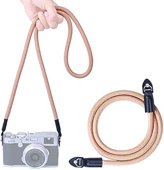 Camerariemen, Touw Schouderriem, Nekriem, Zachte Katoenen Riem voor de meeste Camera's voor Nikon, Sony, Fujifilm, Olympus, Leica - 100 cm, Groen, M, Groen