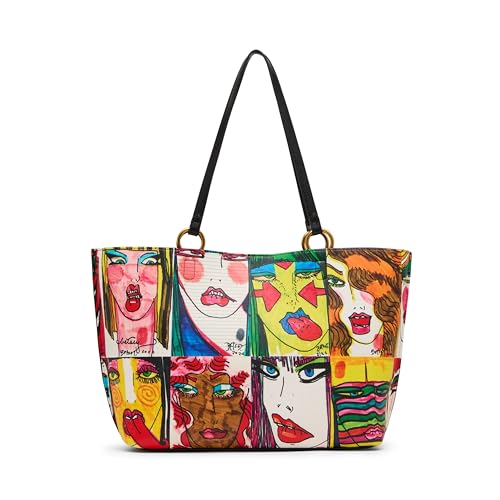 Betsey Johnson Artwork Faces Tote miniatura 3